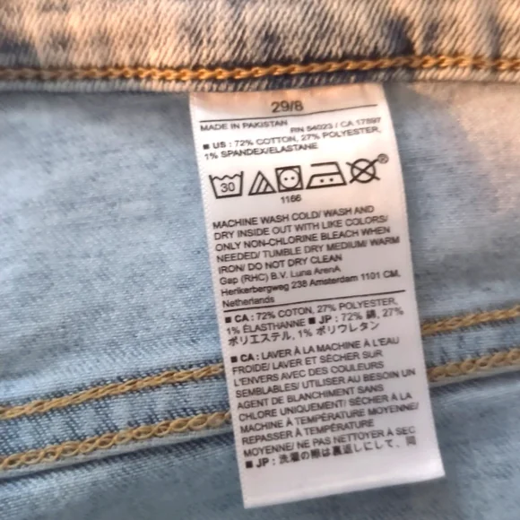 Banana Republic High Rise, Raw Cut, Crop - Picture 5 of 5